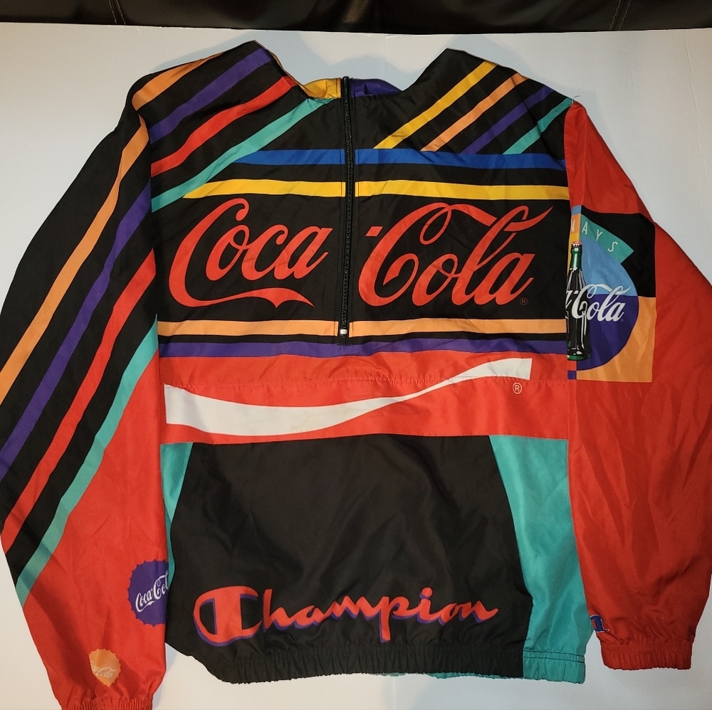 Vintage coca cola champion windbreaker